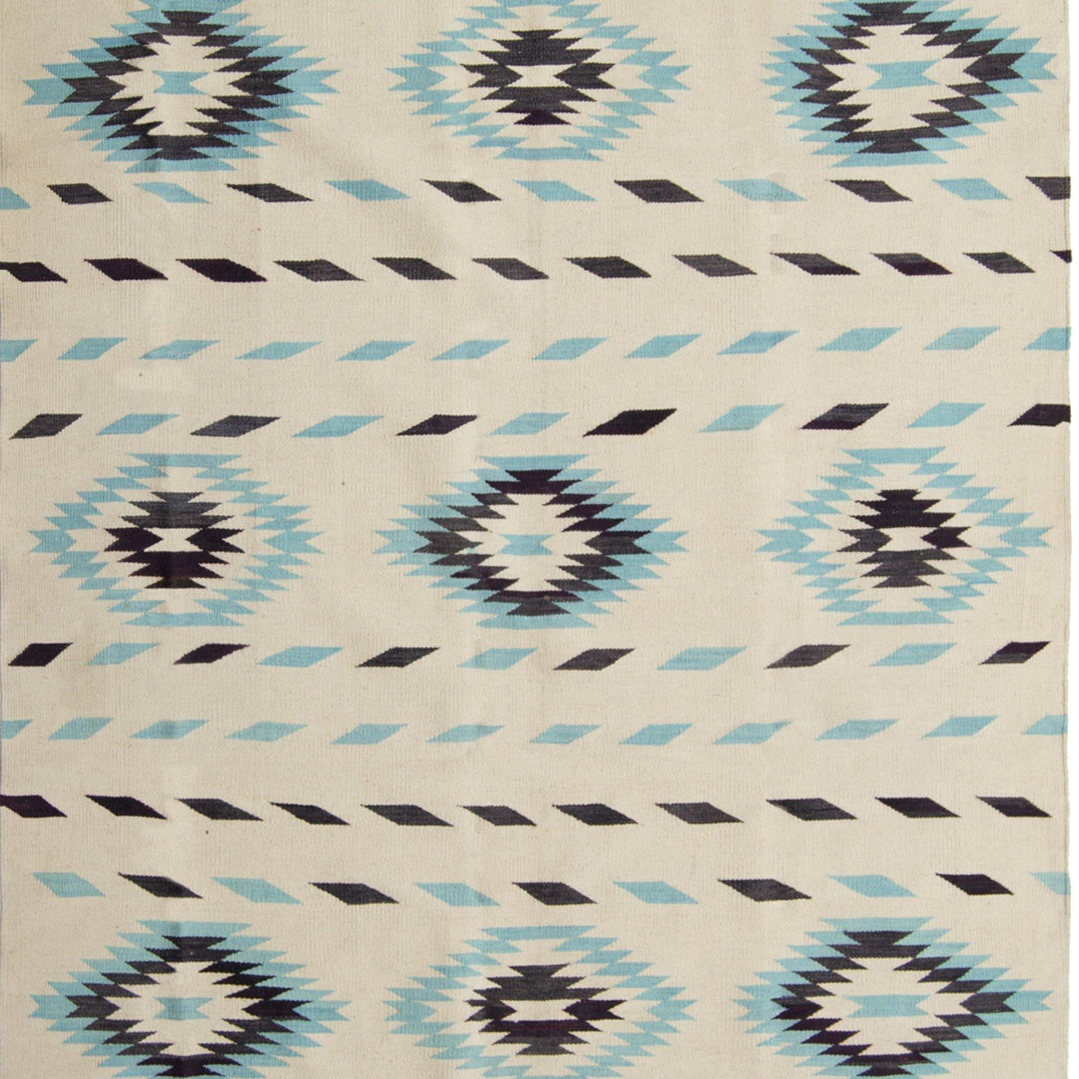 Modern Hand-woven 100% Wool Afghan Chobi Kilim Rug 177cm x 234cm