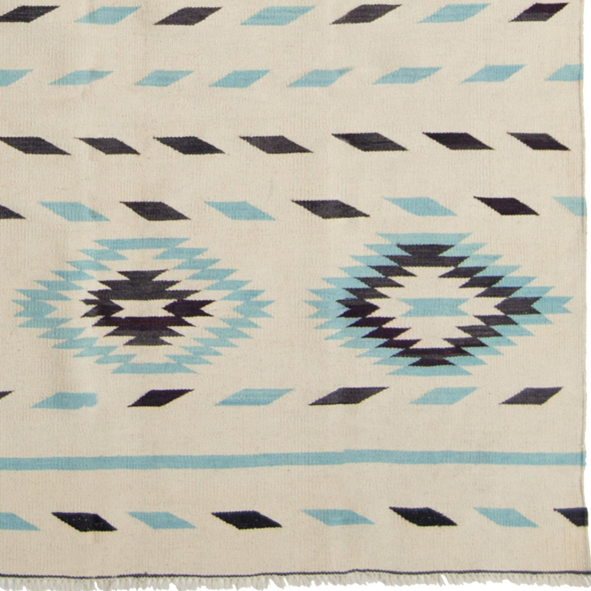 Modern Hand-woven 100% Wool Afghan Chobi Kilim Rug 177cm x 234cm