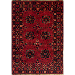 Fine Hand-knotted 100% Wool Khal Mohammadi Small Rug 100cm x 143cm