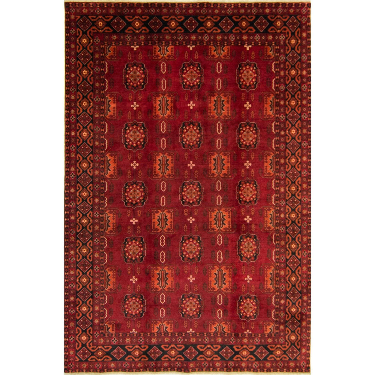 Fine Hand-knotted Afghan Khal Mohammadi Rug 200cm x 297cm