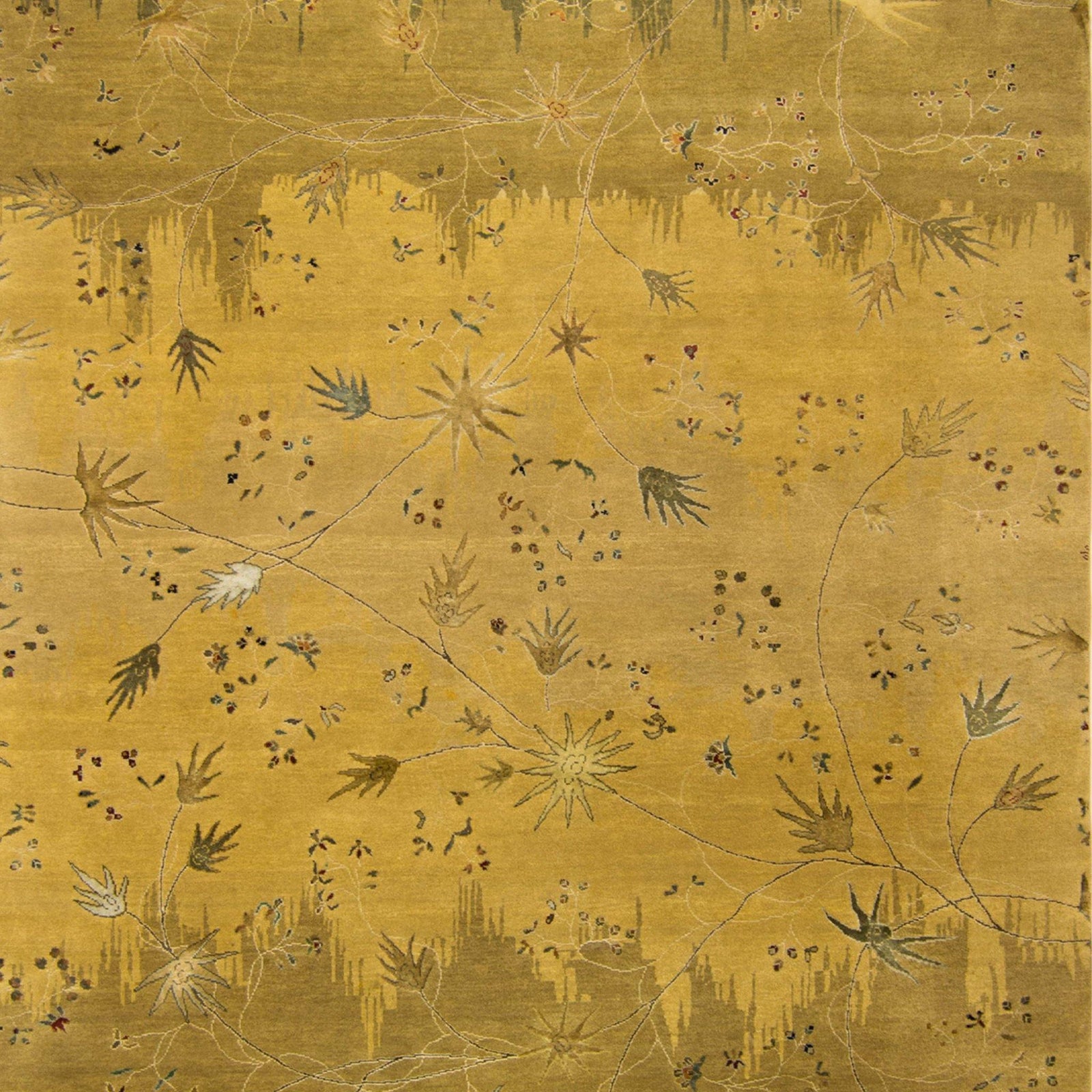 High Quality Hand-knotted Wool & Silk Modern Rug 182 cm x 272 cm