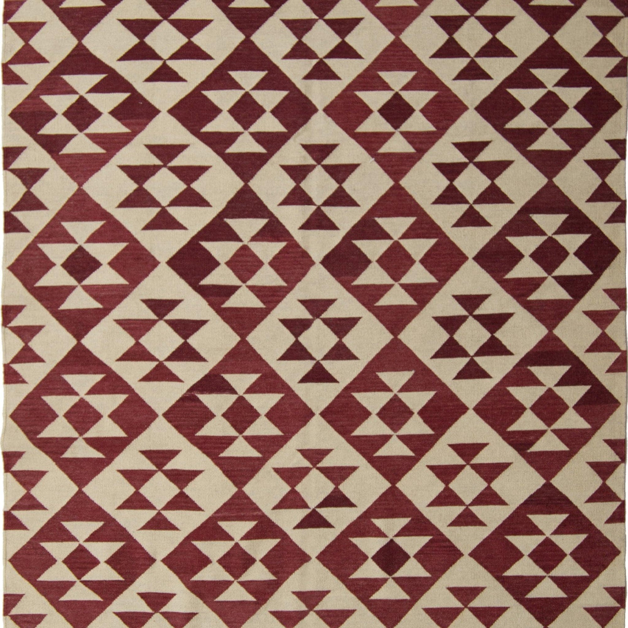 Modern Hand-woven 100% Wool Chobi Kilim Rug 187cm x 240cm