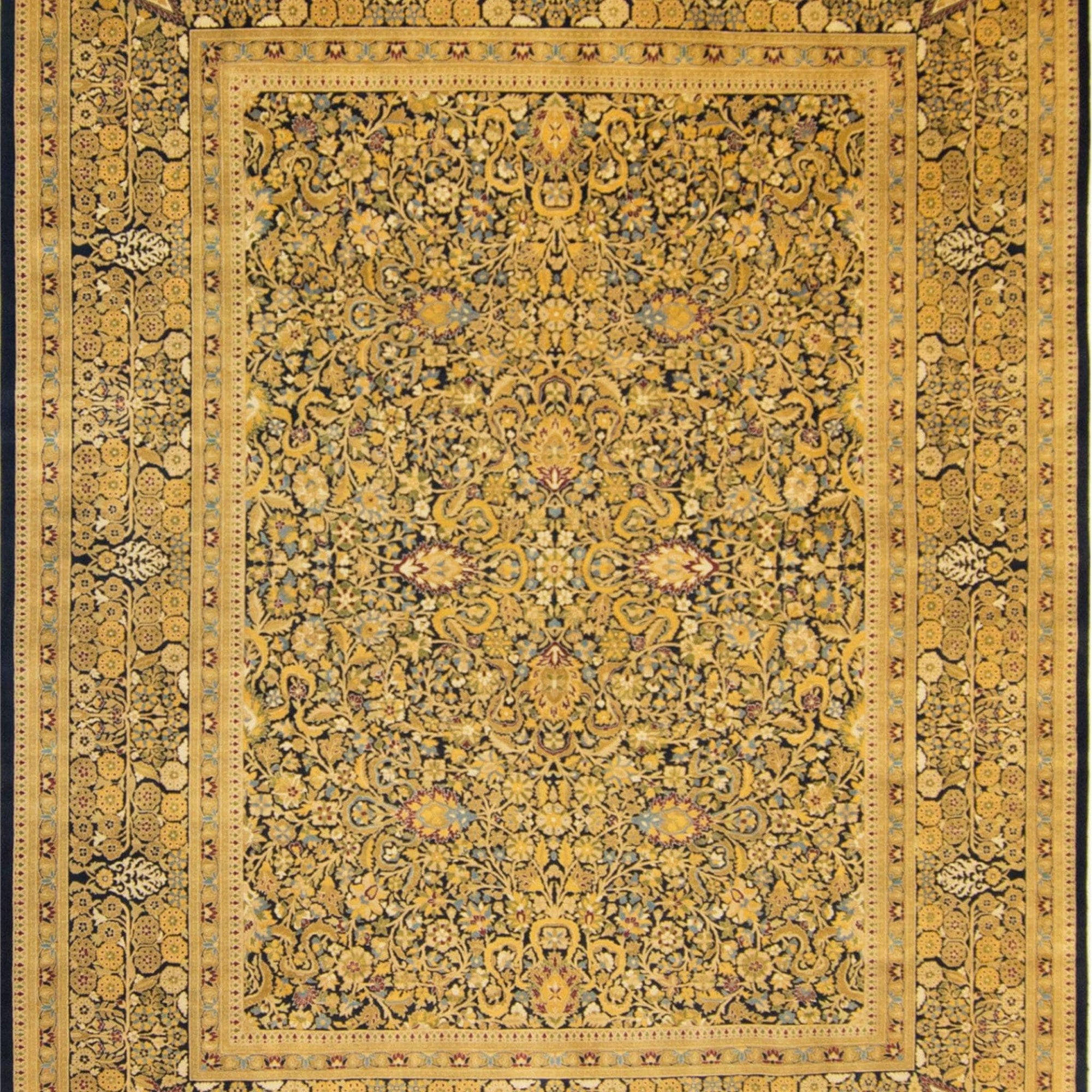 Fine Hand-knotted Wool Tabriz Rug 244cm x 304cm