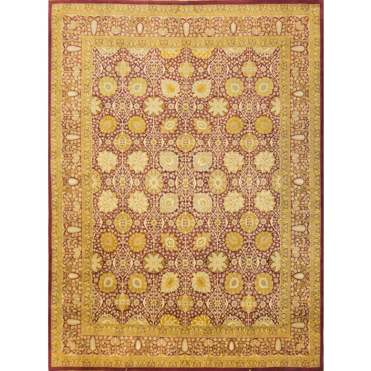 Find Hand-knotted Wool Kashan Design Rug 244cm x 310cm