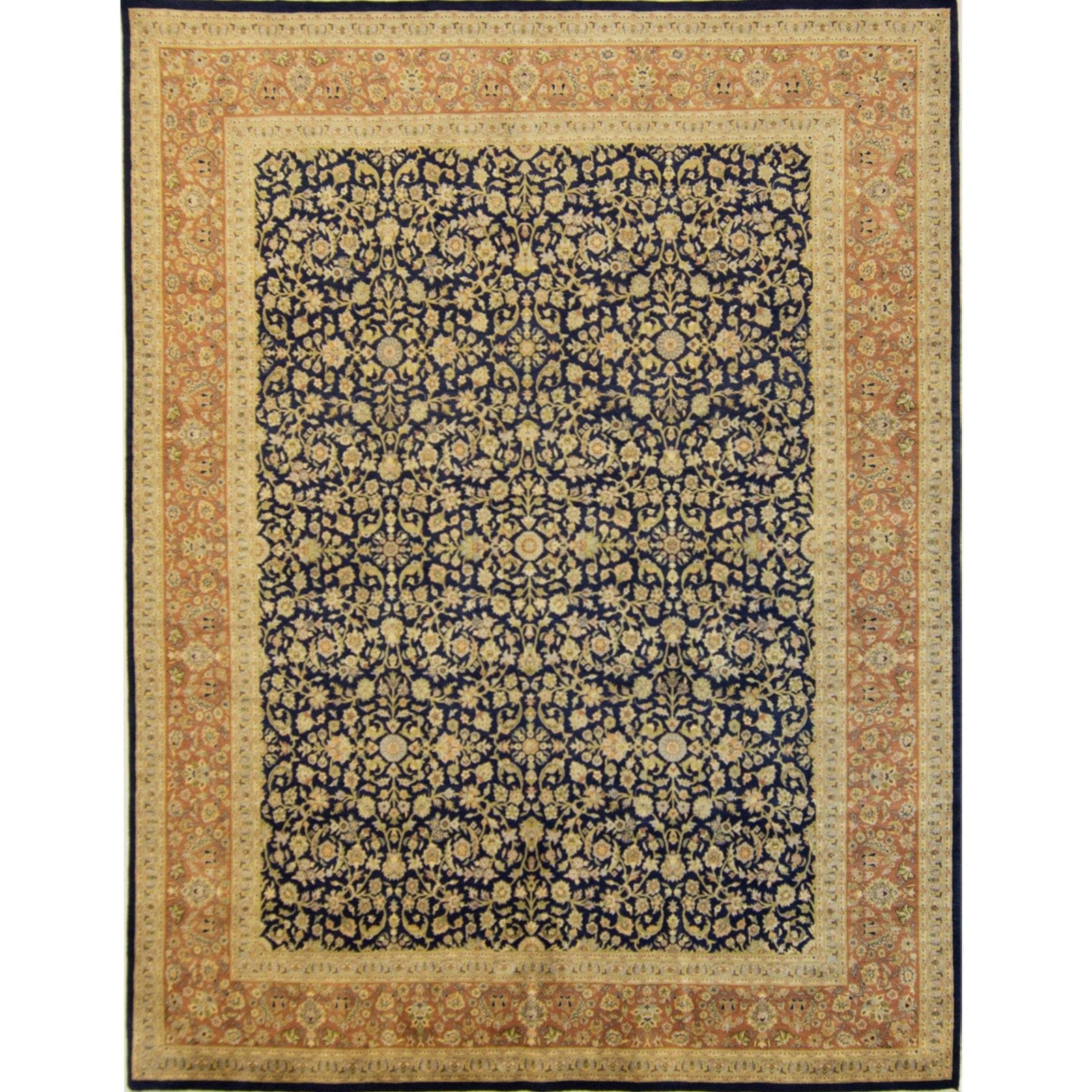 Super Fine Hand-knotted Saruk Rug 244cm x 315cm