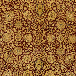 Fine Hand-knotted Wool Kashan Rug 183cm x 275cm