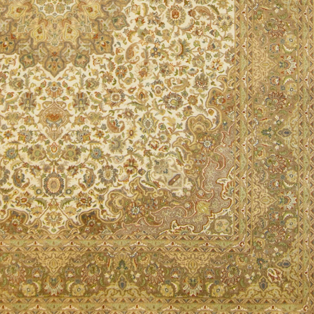 Super Fine Wool &amp; Silk Kerman Rug 246cm x 313cm