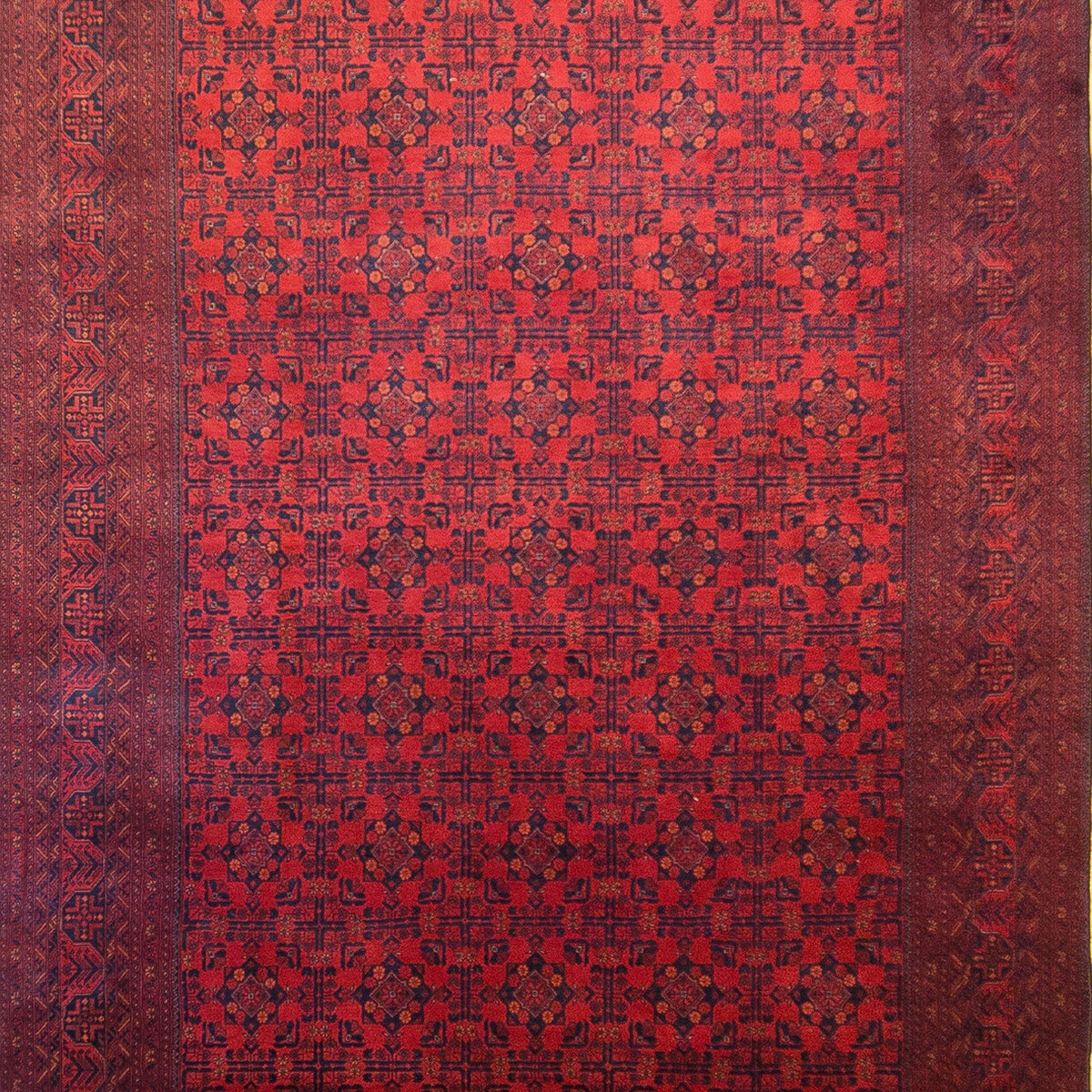 Afghan Tribal Hand-knotted Wool Khal Mohammadi Rug 298cm x 487cm