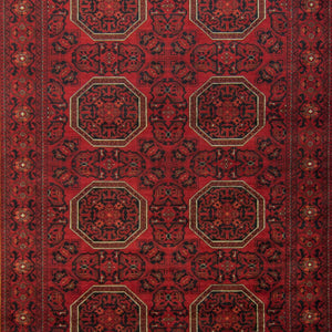 Tribal Afghan 100% Wool Hand-knotted Khal Mohammadi Rug 193 cm x 296 cm