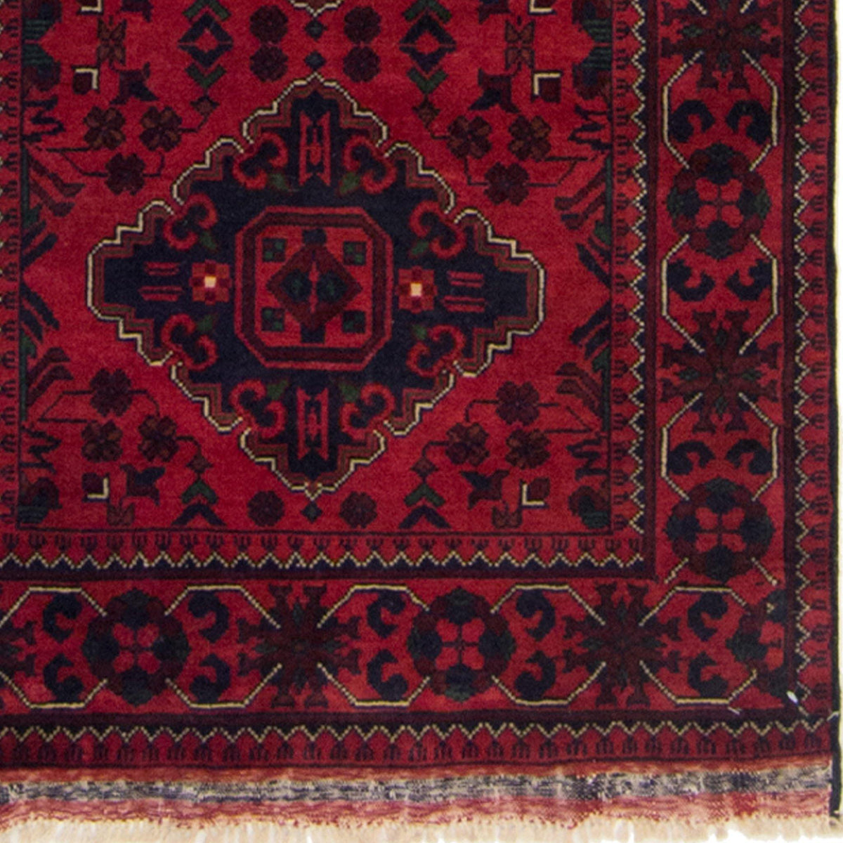 Hand-knotted Tribal 100% Wool Khal Mohammadi Runner 78cm x 780cm