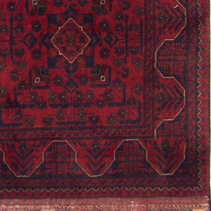 Hand-knotted 100% Wool Khal Mohammadi Runner 79cm x 968cm