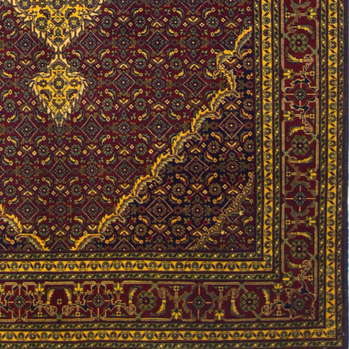 Fine Hand-knotted Wool Afghan Mahi Rug 199cm x 298cm
