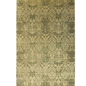 Fine Modern Hand-knotted Wool & Silk Ushak Rug 272cm x 336cm