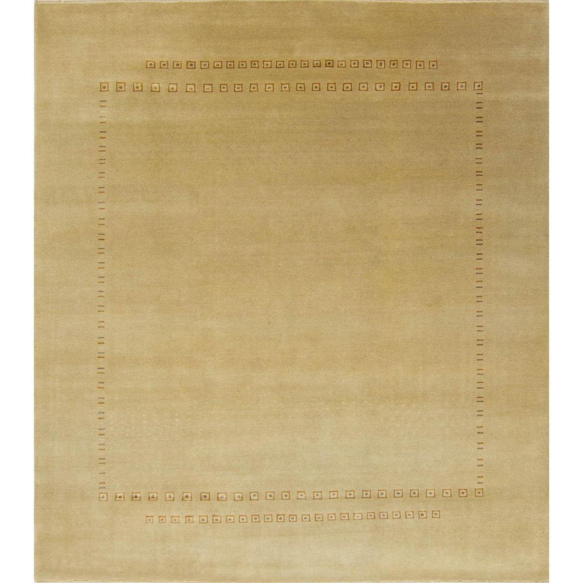 Fine Hand-knotted Wool &amp; Silk Loribaft - Gabbeh Rug 243cm x 264cm
