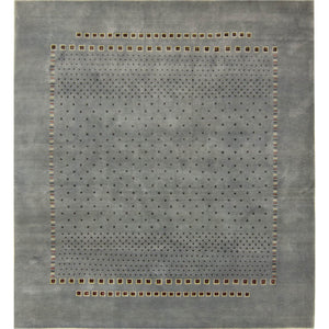 Fine Hand-knotted Wool & Silk Loribaft - Gabbeh Rug 246cm x 256cm