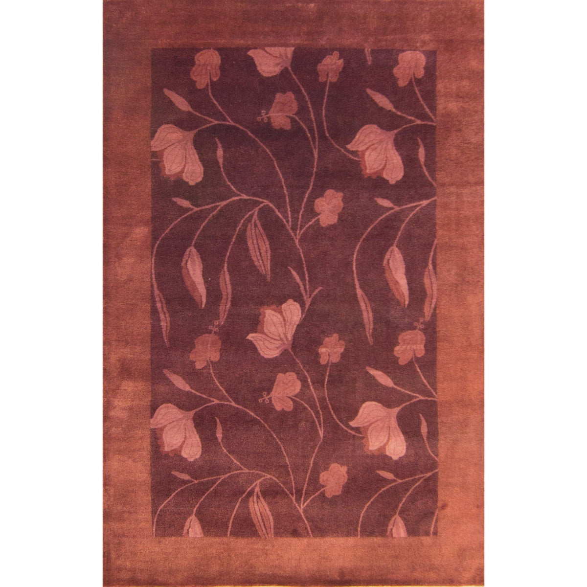 Fine Hand-knotted Wool &amp; Silk Loribaft - Gabbeh Rug 200cm x 300cm