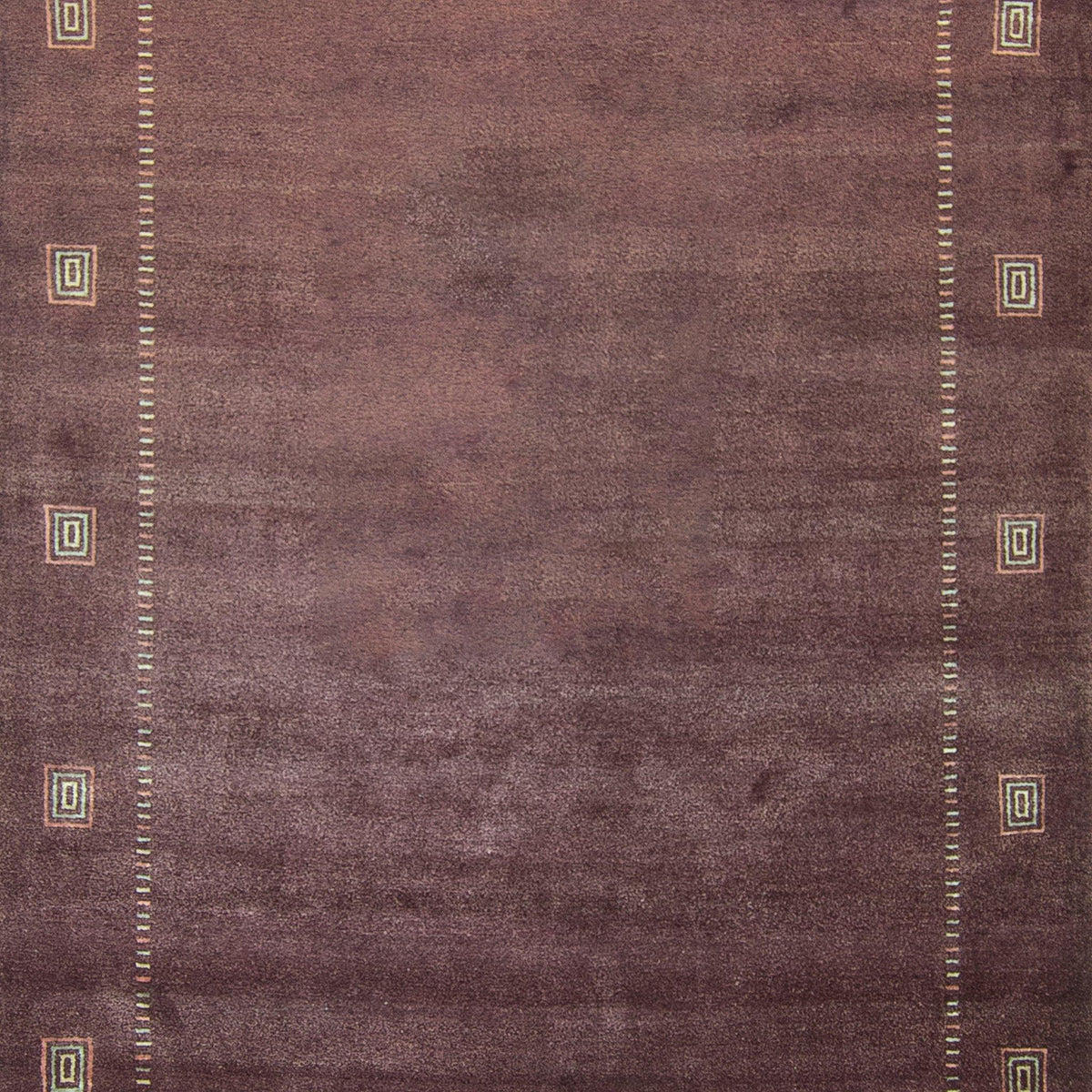 Fine Hand-knotted Wool &amp; Silk Loribaft - Gabbeh Rug 204cm x 305cm