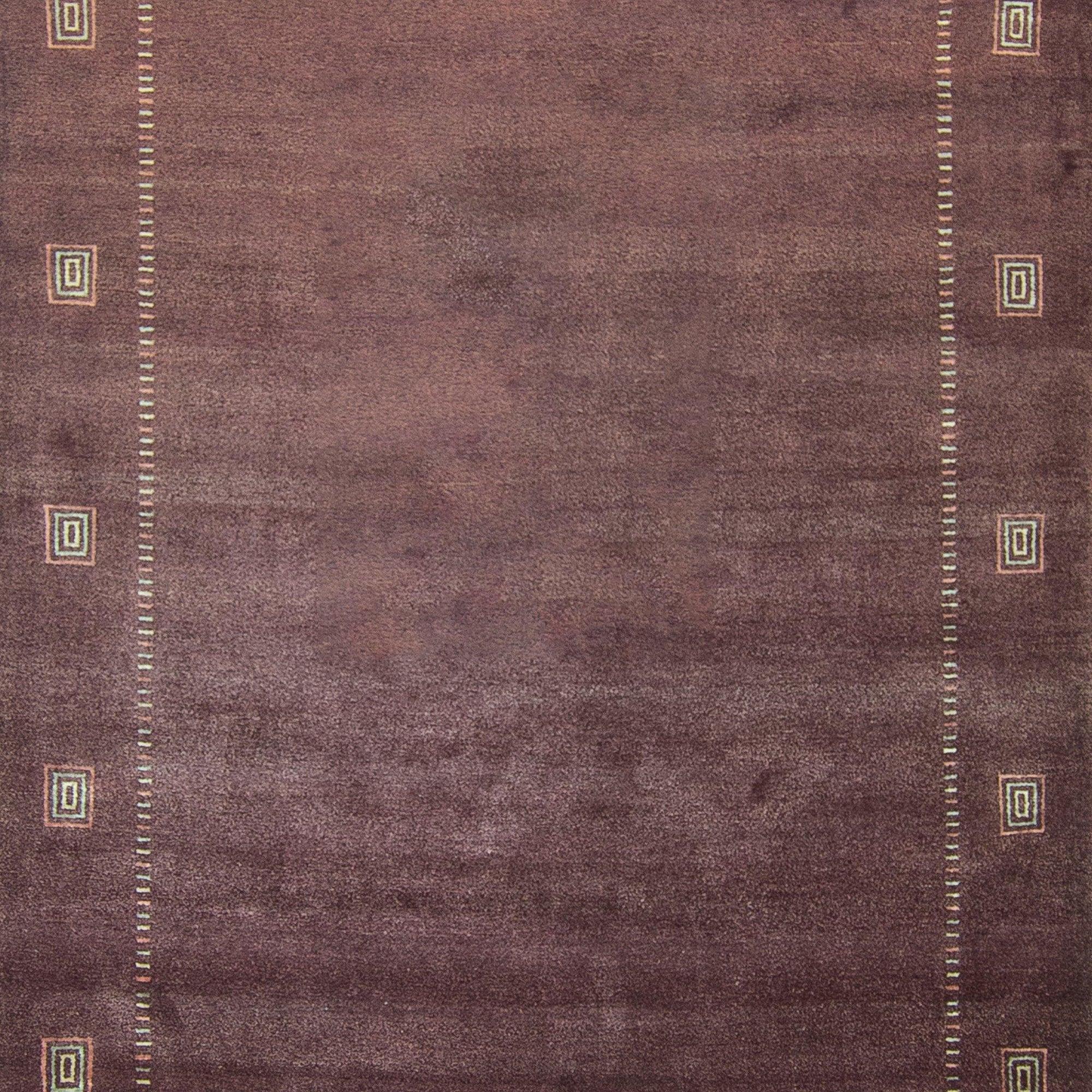 Fine Hand-knotted Wool & Silk Loribaft - Gabbeh Rug 204cm x 305cm