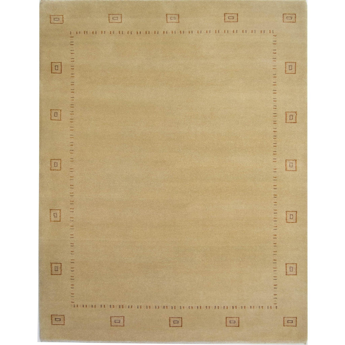 Fine Hand-knotted Wool &amp; Silk Loribaft - Gabbeh Rug 150cm x 197cm