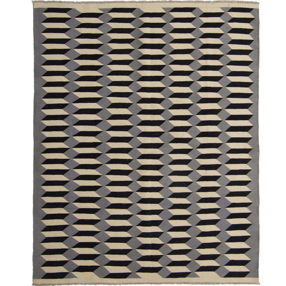 Moden Hand-woven 100% Wool Chobi Kilim Rug 193cm x 245cm