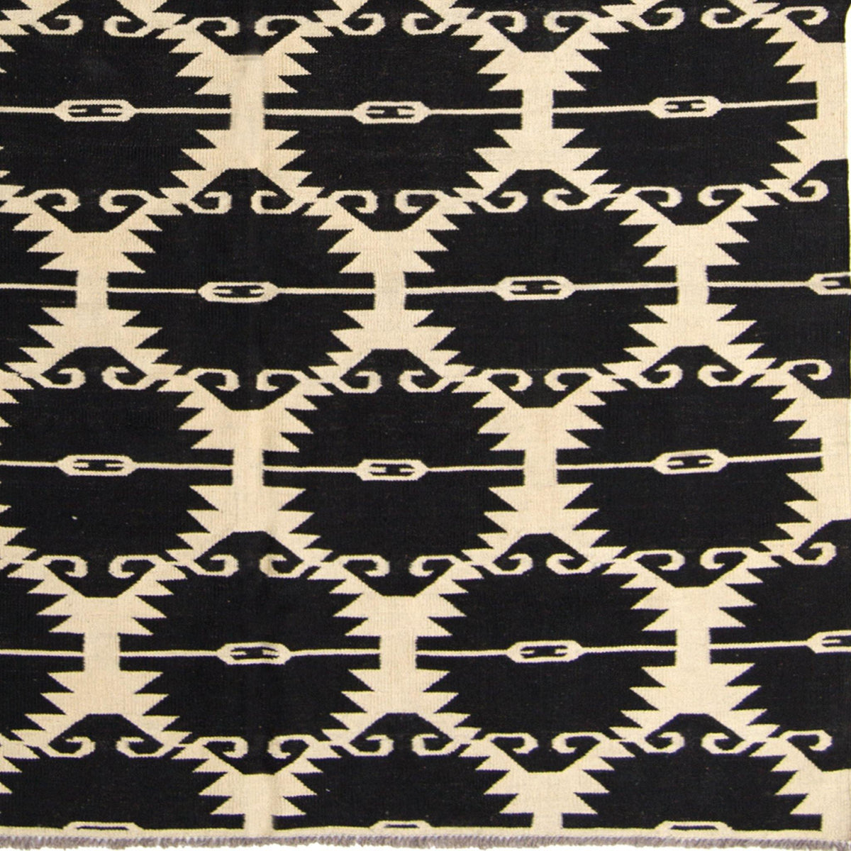 Modern Hand-woven 100% Wool Chobi Kilim Rug 184cm x 235cm