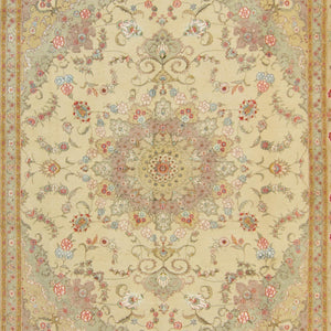 Fine Hand-knotted Persian Tabriz Rug 244cm x 305cm