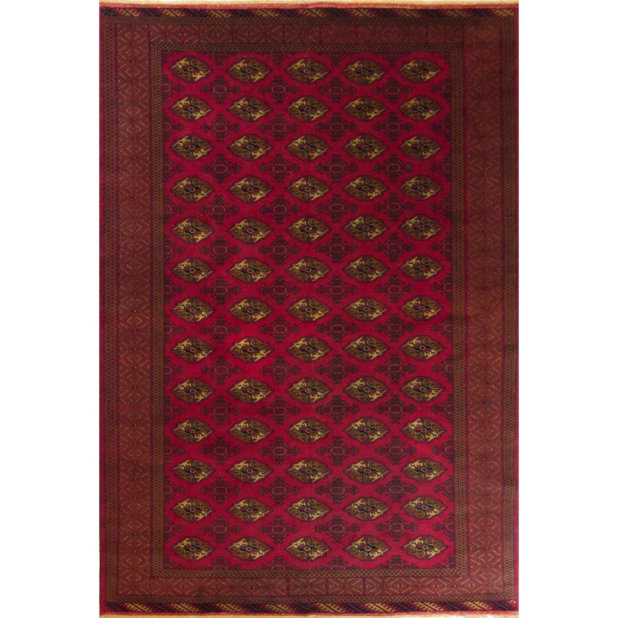 Fine Hand-knotted 100% Wool Turkmen Rug 245cm x 337cm