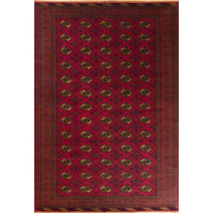 Fine Hand-knotted 100% Wool Turkmen Rug 245cm x 337cm