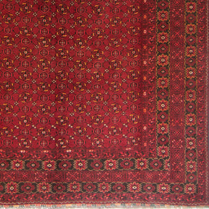 Vintage Hand-knotted 100% Wool Turkmen Rug 188 CM X 290 CM