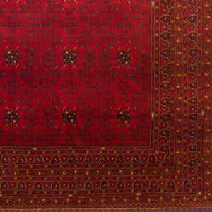 Fine Hand-knotted Wool Afghan Turkmen Rug 292cm x 475cm