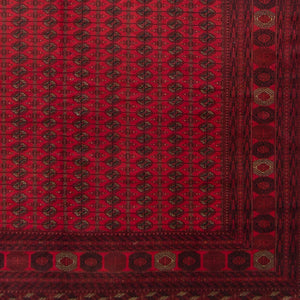 Fine Hand-knotted Wool Afghan Turkmen Rug 294cm x 385cm