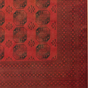 Vintage Hand-knotted 100% Wool Turkmen Rug 244cm x 326cm
