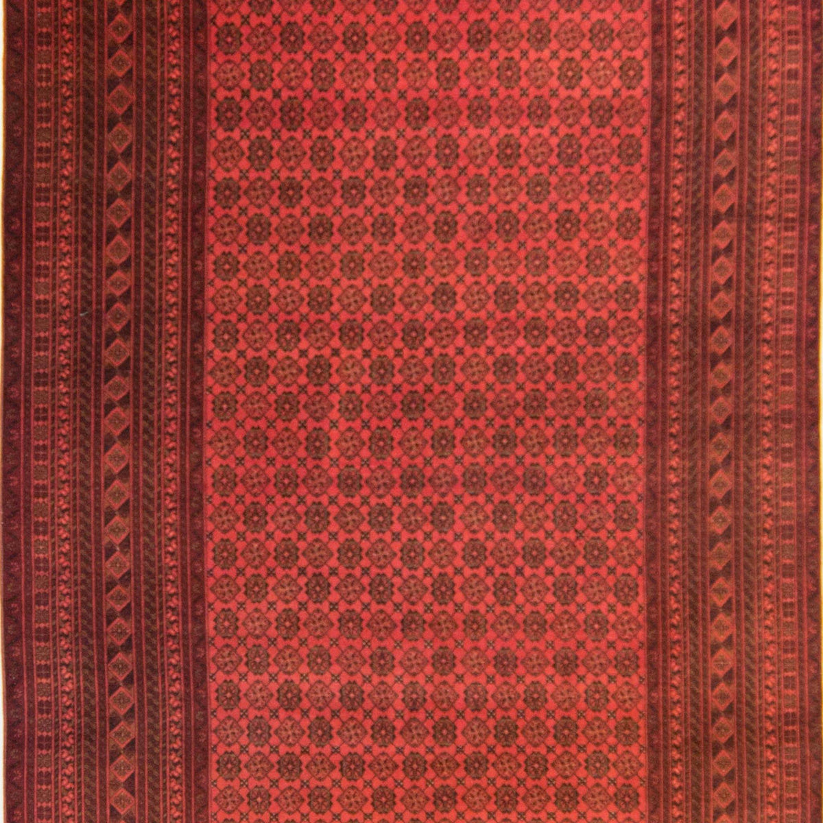 Fine Hand-knotted 100% Wool Tribal Turkmen Rug 200cm x 300cm