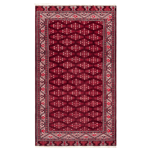 Fine Hand-knotted 100% Wool Turkmen Rug 208cm x 331cm