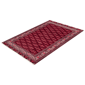 Fine Hand-knotted 100% Wool Turkmen Rug 208cm x 331cm