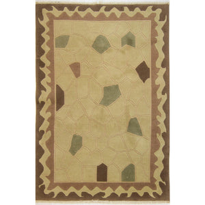 Hand-knotted Wool Modern Rug 120cm x 175cm