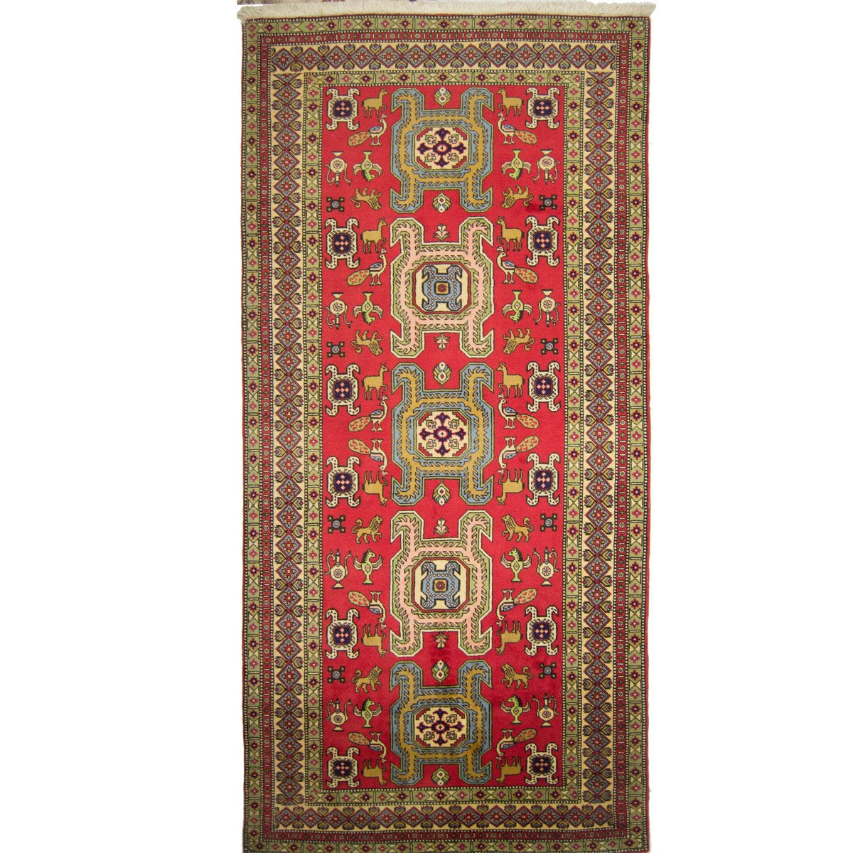 Fine Hand-knotted Wool Persian Sarab Runner 156cm x 327cm