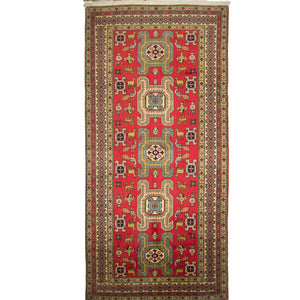 Fine Hand-knotted Wool Persian Sarab Runner 156cm x 327cm