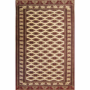 Fine Hand-knotted 100% Wool Turkmen Persian Rug 245cm x 396cm