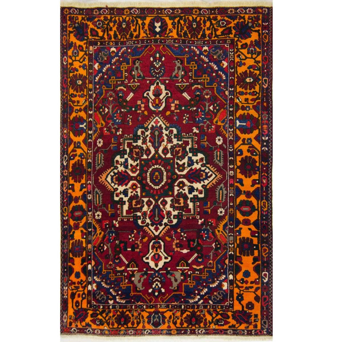 Stunning Hand-knotted Wool Persian Bakhtiari Rug 200cm x 318cm