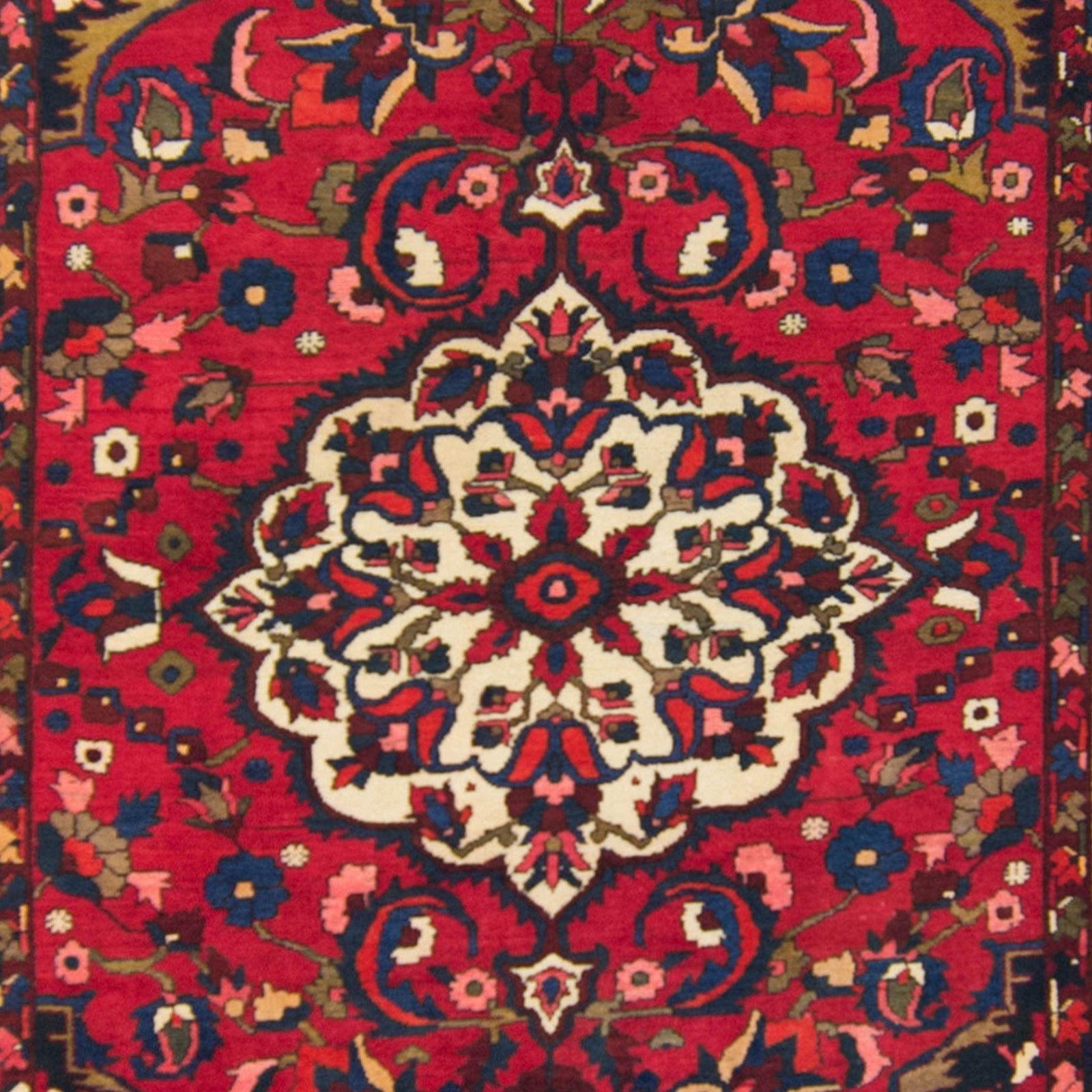 Hand-knotted Wool Persian Bakhtiari Rug 217cm x 301cm