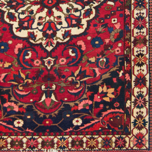 Hand-knotted Wool Persian Bakhtiari Rug 217cm x 301cm