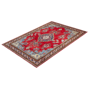 Hand-knotted Vintage Saruk Rug 220cm x 337cm