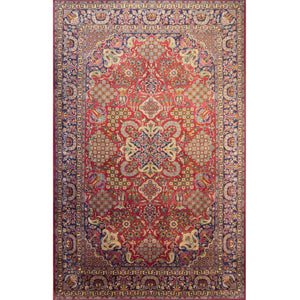 Fine Hand-knotted Mashad Persian Rug 285cm x 404cm