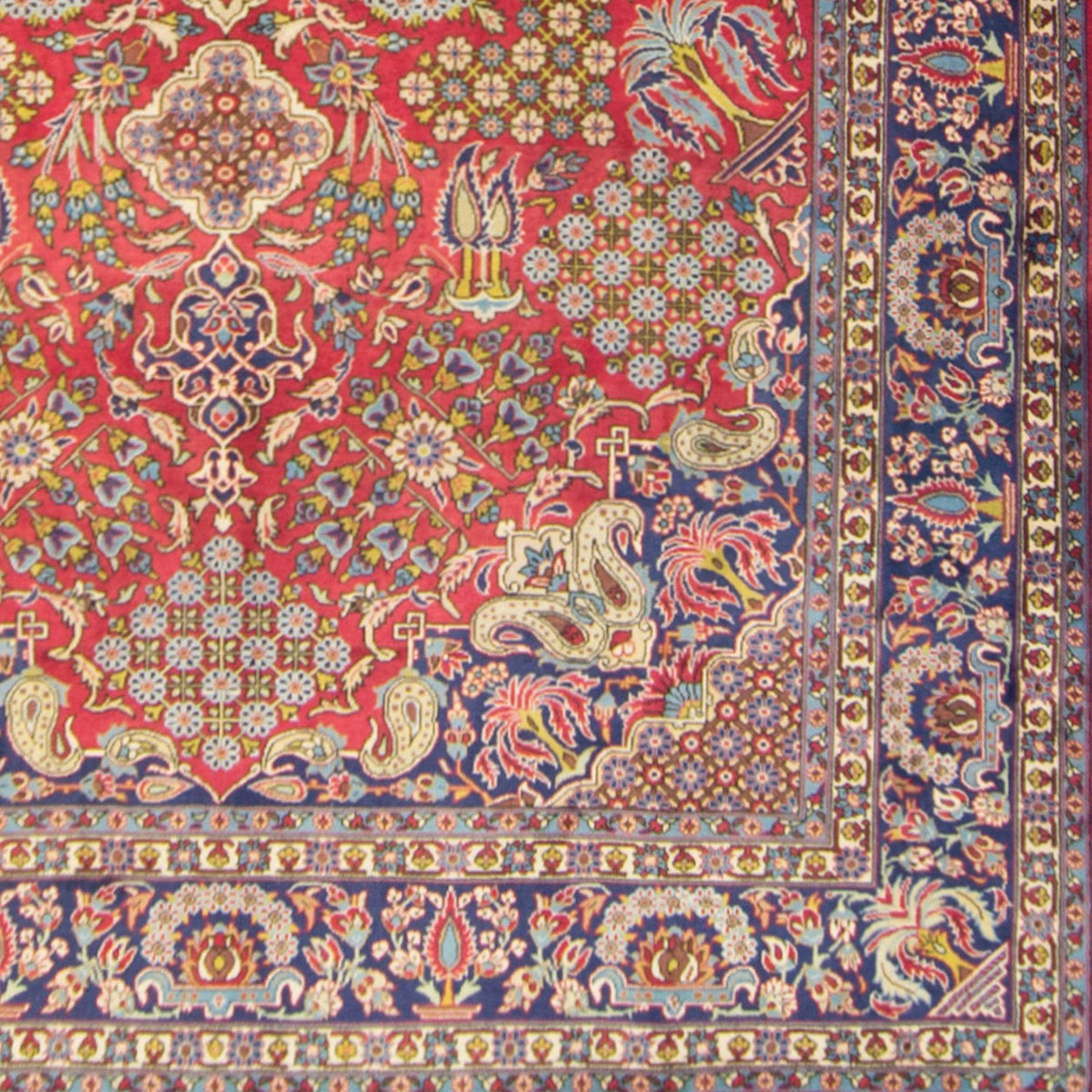 Fine Hand-knotted Mashad Persian Rug 285cm x 404cm