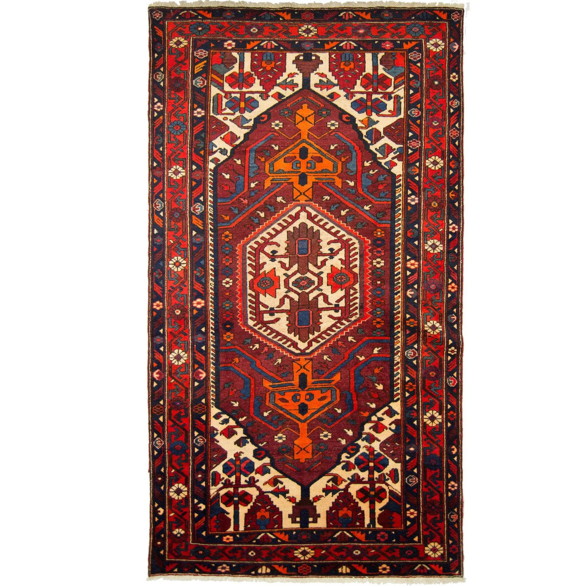 Hand-knotted Wool Bakhtiari Persian Rug 164cm x 295cm