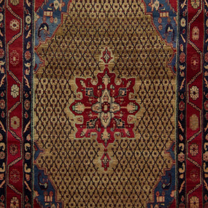 Tribal Hand-knotted Persian Wool Bijar Rug 150 cm x 270 cm