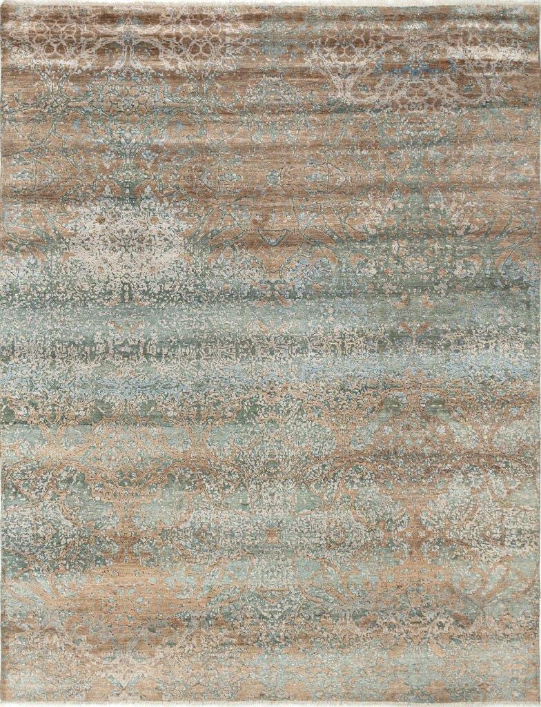 Modern Wool &amp; Silk Handmade Rug 235cm x 303cm