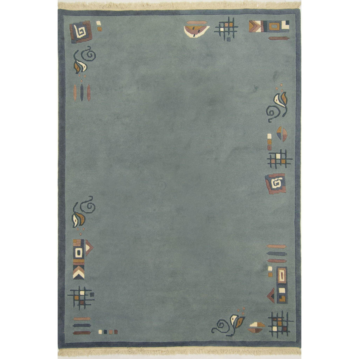 Hand-knotted Wool Modern Rug 170cm x 240cm | 6736