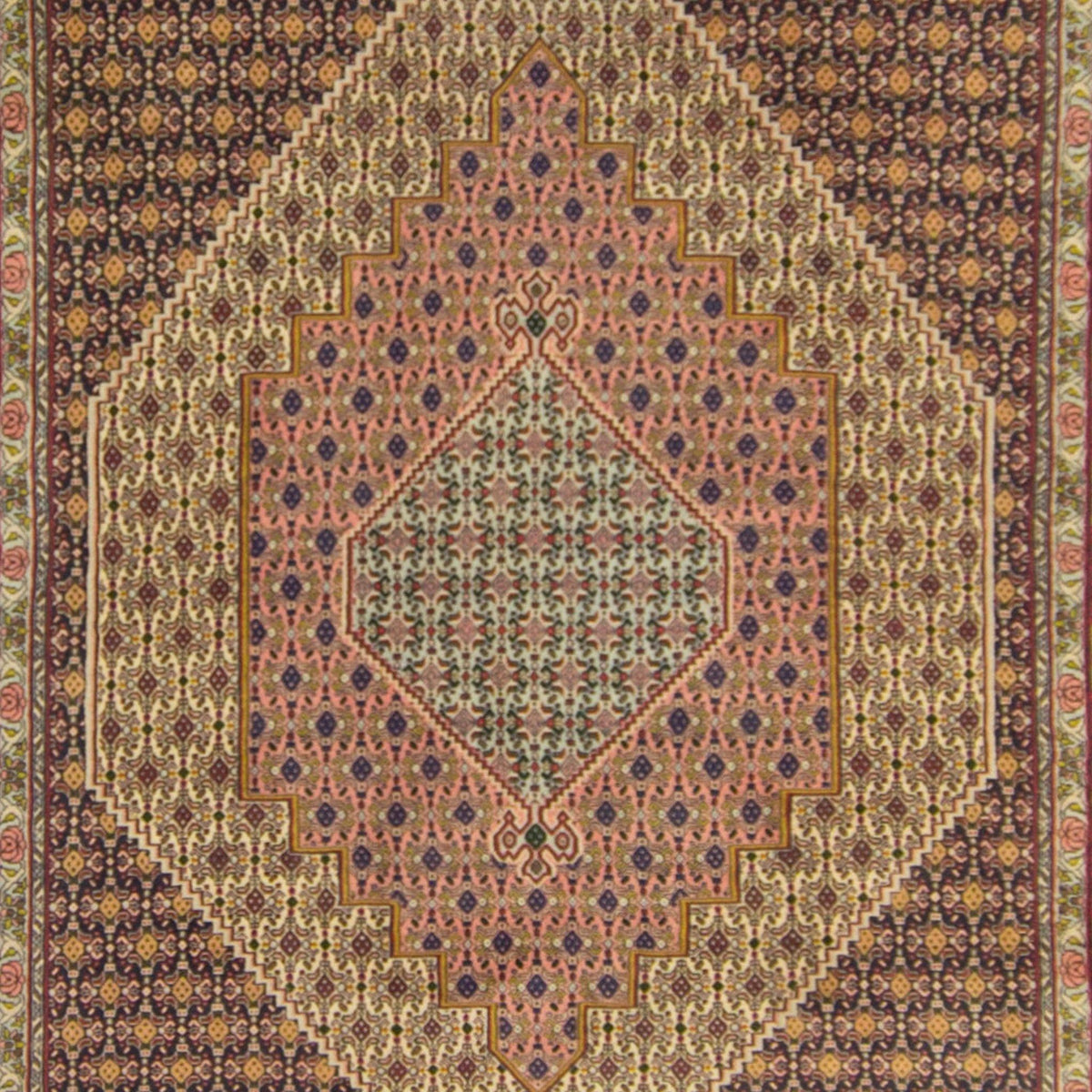 Fine Hand-knotted Wool Senneh Persian Rug 200cm x 310cm